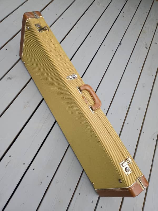1982 - 1999 G&G Cheny Fender USA American Vintage Tweed Orange Inside Strat Tele Case image 1