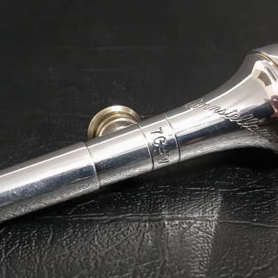 C.G. Conn Rare Vintage Conn Constellation 7C-W Trumpet Mouthpiece w/ Electronic Pick-up Silver plate image 2