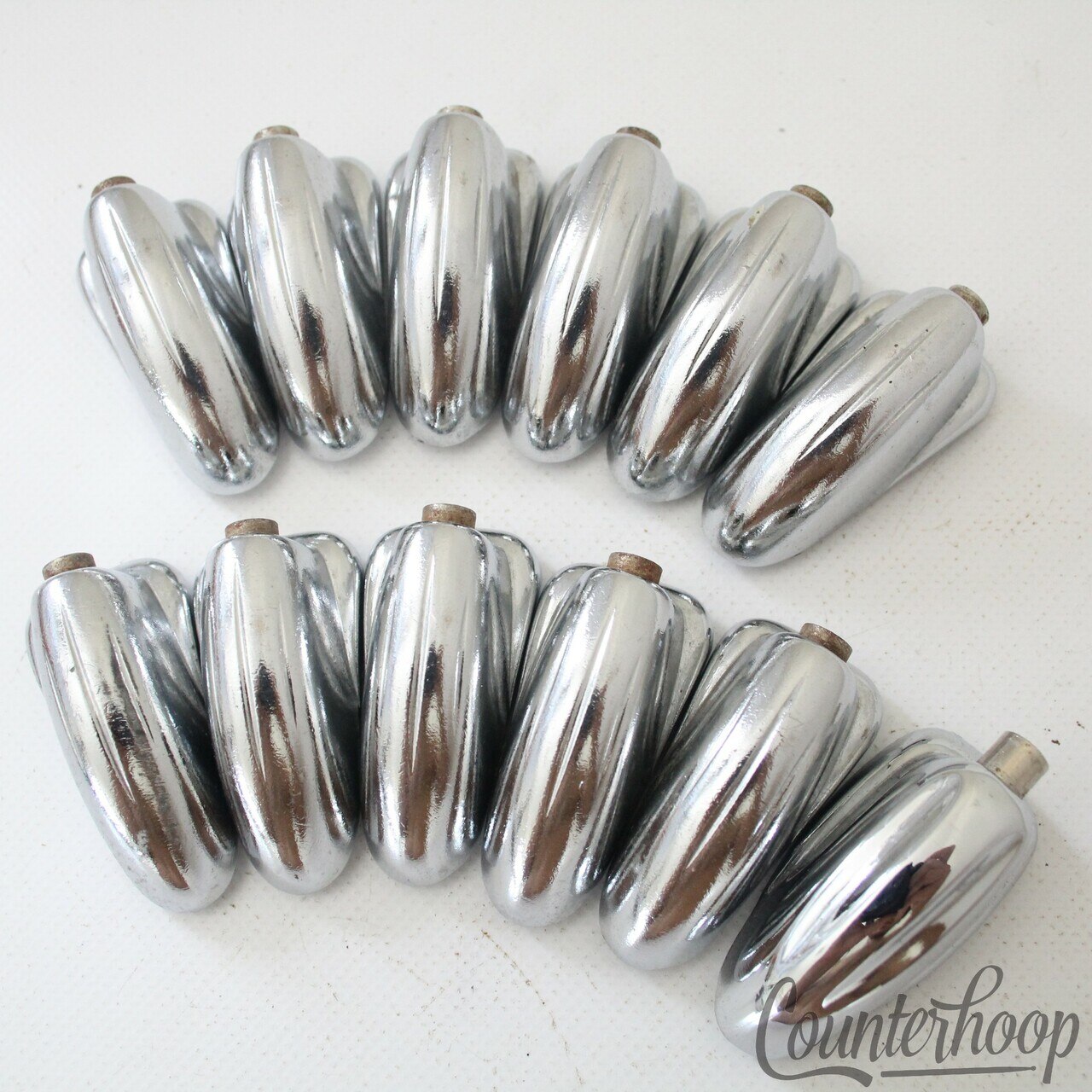 Pearl 12x Tom/Snare Drum Lugs Vintage 60s Japan Slingerland Sound King-Copy Set — main photograph