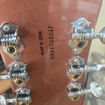 Gretsch G6118T-120th Anniversary 2003 - Bamboo Yellow/Copper Metallic image 5