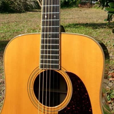 Sada Yairi YD404 Old Martin Replica  Japan Vintage Guitar 1978 Natural+ Original Hard Case image 9