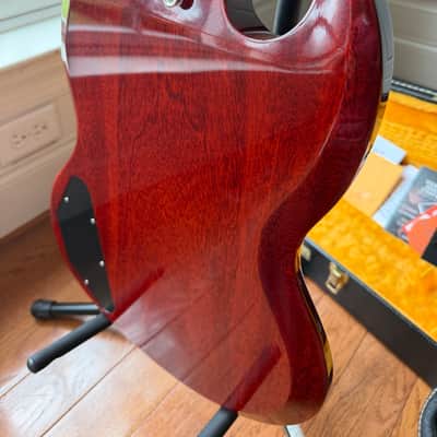 2026 Gibson Custom Shop Les Paul SG ‘61 Reissue VOS Stop Tail - Cherry Red image 9