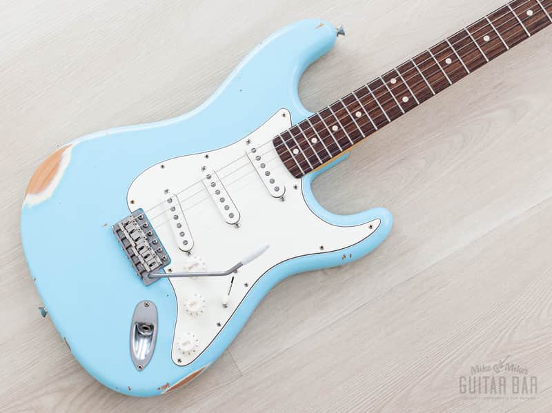 2025 Nash S-67 S-Style Electric Guitar Sonic Blue Medium Aged w/ Lollar, Case & Tags image 1