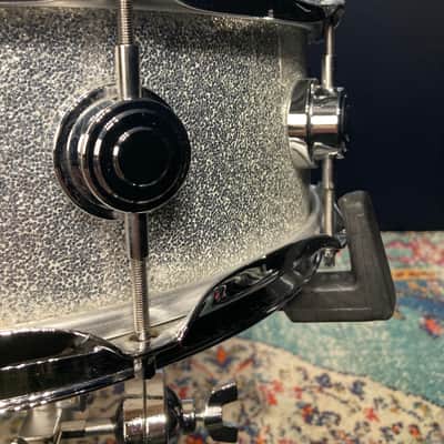 Russ McKinnon's Tower of Power, Joe Cocker, Elton John, DW 5x14" Collector's Maple Snare Drum 2005 - Silver Sparkle image 10