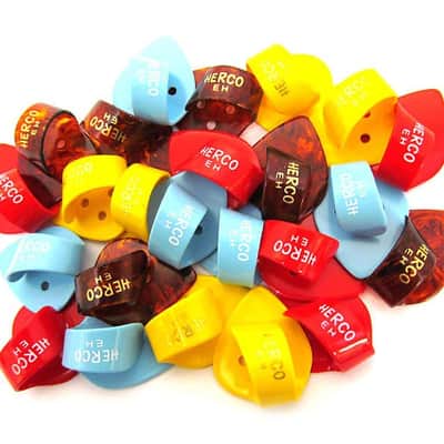 Herco Thumb Picks  Flat  Extra Heavy  HE114  24 Pack