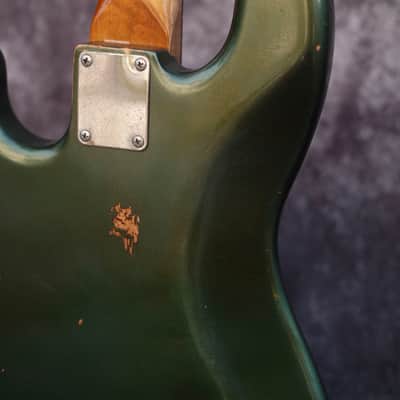 Byzantine J Bass 2026 - Nitro lacquer Sherwood green relic image 15