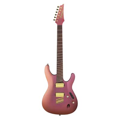 Used Ibanez SML721RGC S Axe Design Lab MS Guitar - Rose Gold Chameleon image 2