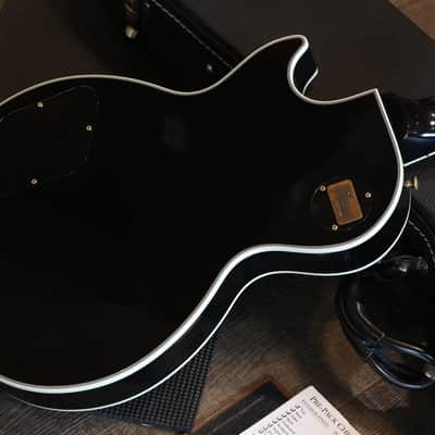 2013 Gibson Les Paul Custom Electric Guitar Black Ebony + COA HSC image 12