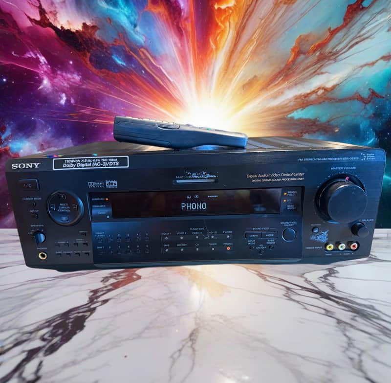 Sony STR-DE925 Receiver Stereo 7.1 Channel Stereo 100WPC Serviced Remote Bundle image 1