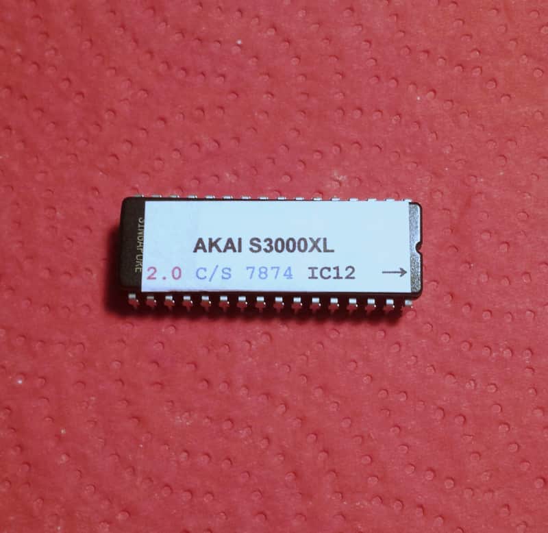 Akai S3000XL Sampler OS v2.0 EPROM Firmware Upgrade kit image 1