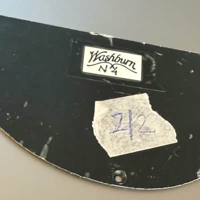Washburn N4 back plate. Unused with protective film still on - Black imagen 3