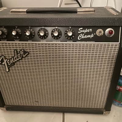 Fender Super Champ 18-Watt 1x10" Guitar Combo 1982 - 1986 - Black image 1
