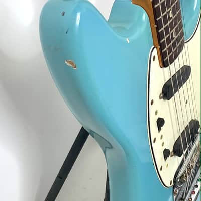 Fender Mustang L Series Pre CBS Kluson Tuners 1965 - Daphne Blue image 7