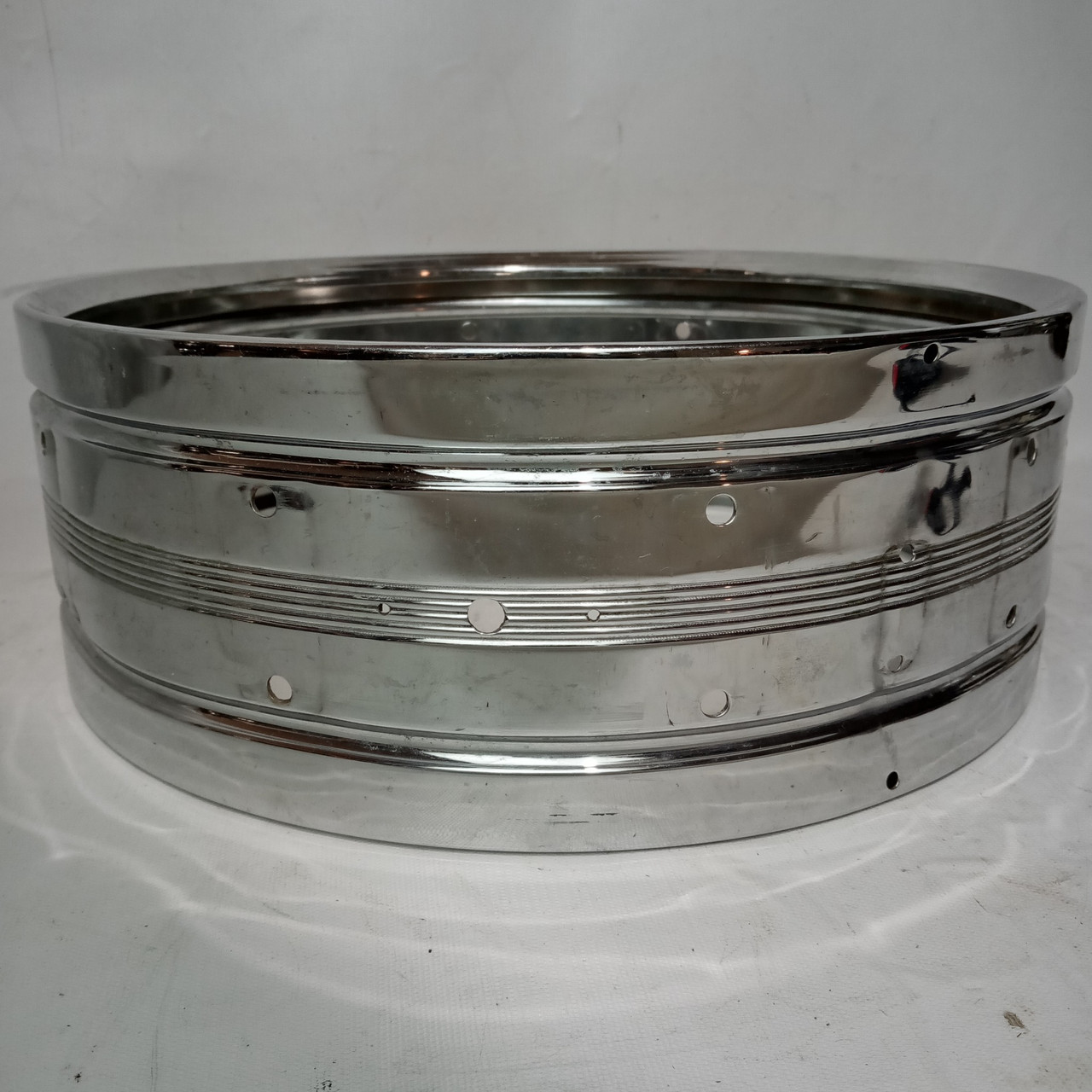 Rogers Dyna-Sonic Snare Drum Shell 5x14" Chrome Over Brass COB 10Lug Vintage 60s — main photograph