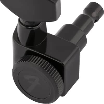 FENDER - Locking Stratocaster/Telecaster Staggered Tuning Machines (Black) (6) - 0990818400 image 2