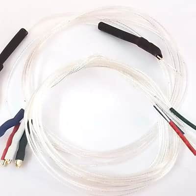 Litz 5N Silver Tonearm Rewiring Kit For Use With Pro-Ject 8.6cc, 9cc, 10cc, 12cc Tonearms Pick Ups image 1