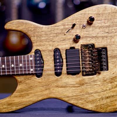 Tom Anderson Angel Player Black Limba Satin Natural image 1