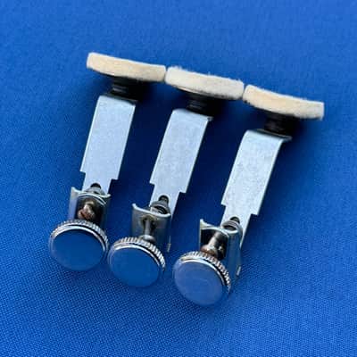 3 x Rogers Tom Snare Muffler / Damper Scipt Logo Big R Vintage 60s image 9