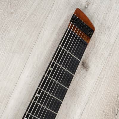 Legator Ghost G9 9-String Multi-Scale Headless Guitar, Ebony Fretboard, Crimson image 8