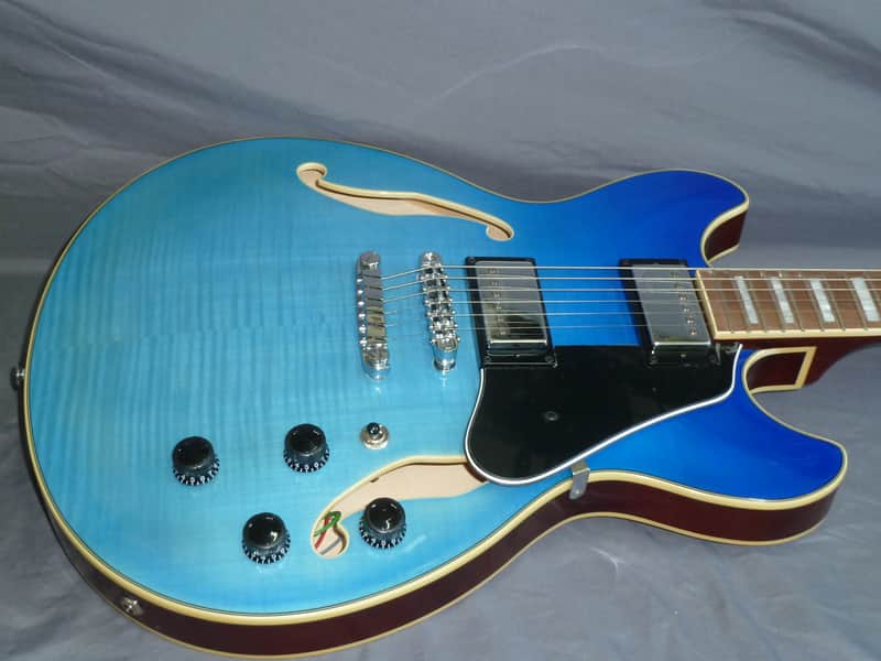 Ibanez Artcore AS73FM-AZG 2022 Azure Gradiation image 1
