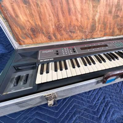 Ensoniq SQ-80 Cross Wave Synth w/ extra donor unit and case image 6