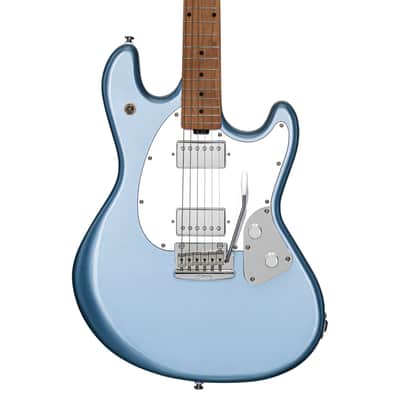 Sterling by Music Man Stingray Guitar SR50 Firemist Silver image 3