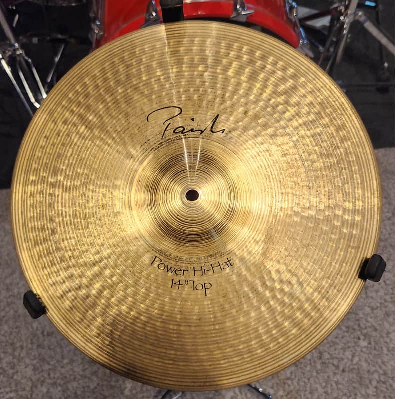 Paiste 14" Signature Power Hi-Hat Cymbals (Pair) 1989 - Present - Traditional image 1