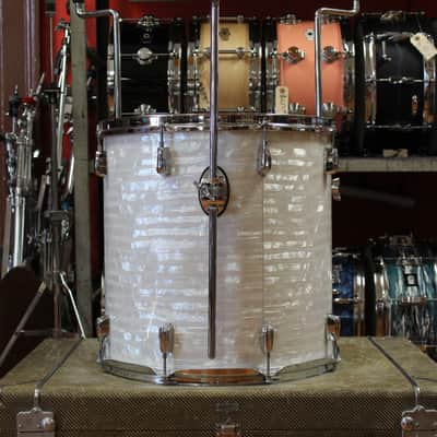 2006 Buddy Rich Drum Company Outfit in White Marine Pearl 14x24 9x13 16x16 16x16 image 15