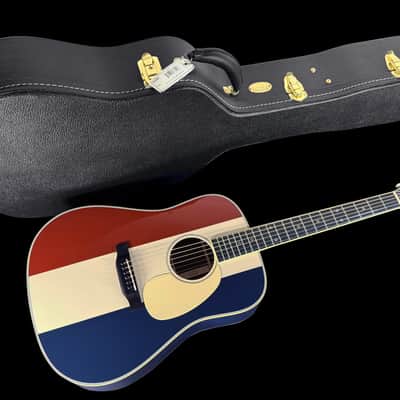 2023 Martin Custom Shop D Dreadnought Limited Run ~ Red, White & Blue image 12