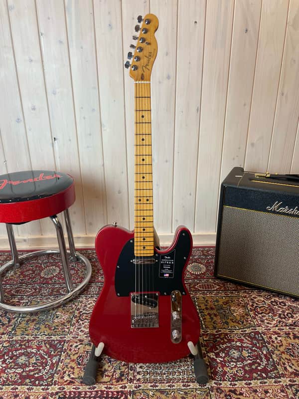 Fender American Ultra II Telecaster MN 2024 - Sinister Red image 1