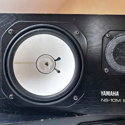 Yamaha NS10M Studio Monitor Speakers Matched Pair Damaged Woofers For Parts image 2