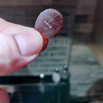 Ampeg guitar/mandolin Jazz-shaped pick 1960's (x1) image 3