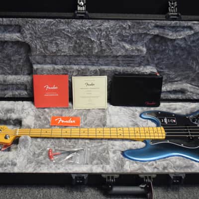 Fender AM Pro II Jazz 4, Dark Night w/ Maple *IN STOCK* image 7
