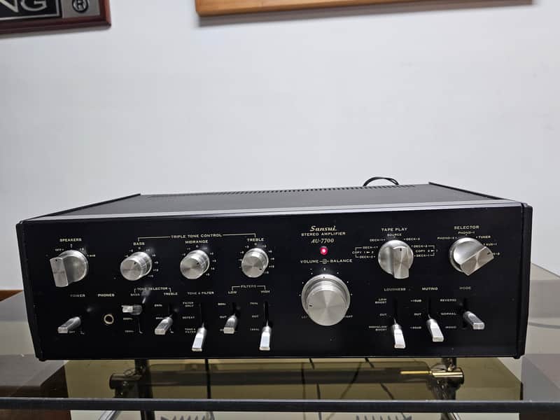 Sansui Au-7700 Stereo Amplifier Serviced in Good Condition