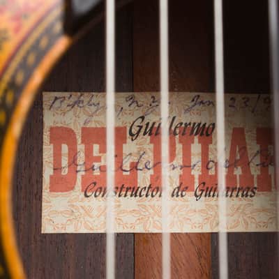 Del Pilar Classical Guitar (1990), hard shell case. image 15
