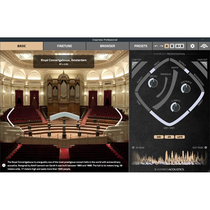 Inspired Acoustics Inspirata Immersive Edition Reverb Workstation Software (Upgrade From Personal Edition, Download) image 1