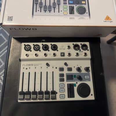 Behringer FLOW 8 Bluetooth Controlled 8-Input Digital Mixer 2020 - Present - Grey image 1
