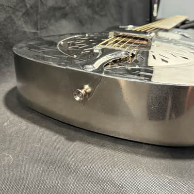 Fender FR-55 Hawaiian Resonator Acoustic Guitar 2012 - Bell Brass Nickel image 16
