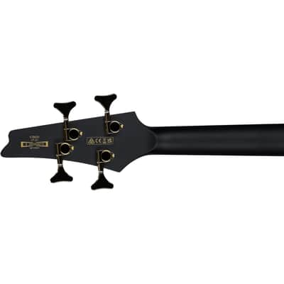 Ibanez ICB620 ICB 4-String Bass w/ Bartolini Pickups & Bag - Black Flat image 9