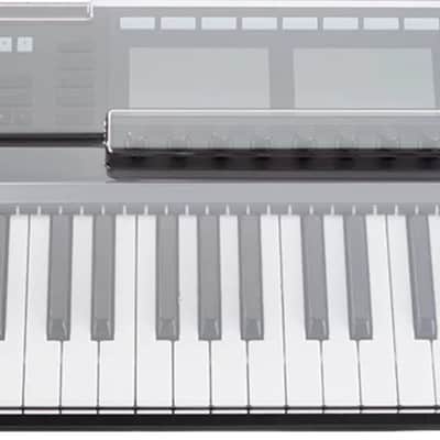 Decksaver Precision Molded Polycarbonate Cover for Komplete Kontrol S49 MK2 MIDI Keyboard Controller with Dust, Liquid and Impact Resistance image 2
