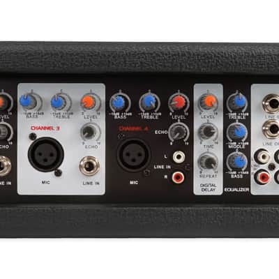 Rockville RPM45BT 1800w Powered 4 Channel Mixer/Amplifier w Bluetooth/EQ/Effects image 1