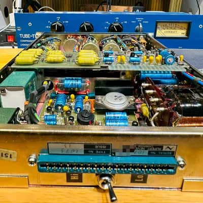 Neve 1073 Mic / Line Input Module with 3-Band EQ 1970s - RAF Blue Grey image 5