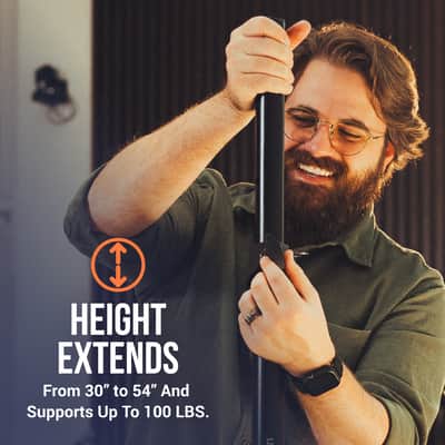 Wayfinder Supply Co. Height Adjustable Subwoofer Pole with M20 Threading and 35mm Mounts, up to 100 lbs. Weight Capacity, (WF-SUB-POLE) image 4