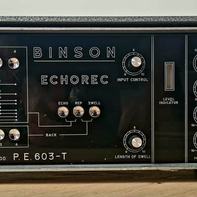 Binson Echorec Echorec P.E.603-T 1960s (Varispeed, Line/Hi-Z) image 2