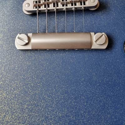 Gibson Les Paul Studio 100th Blue Sparkle custom paint image 9