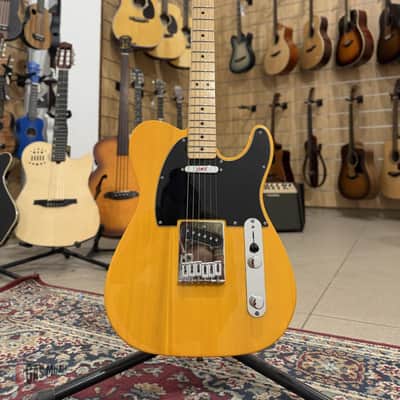 Fender Standard Telecaster, Maple Fingerboard, Black Pickguard, Butterscotch Blonde image 2