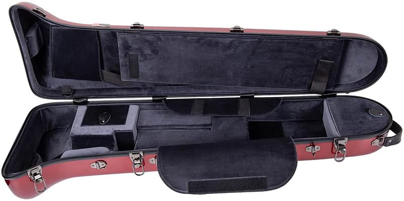 Crossrock Case for King 3B & F-Trigger & Straight Trombone, Fiberglass Hard Case image 1