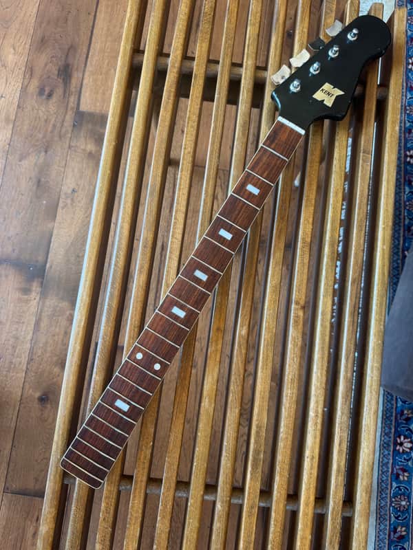 Kent Guyatone bass neck loaded MIJ 1960s - Black image 1