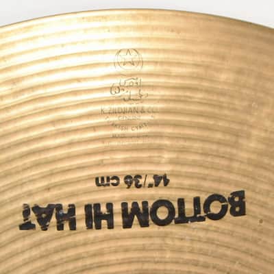 ZILDJIAN K ZILDJIAN HI-HAT 14-inch TOP & BOTTOM (06/26) image 7