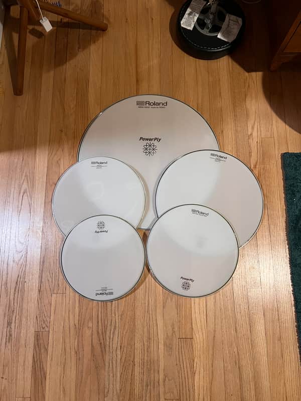 Roland PowerPly Mesh Drum Head Set 22/16/14/13/12 image 1